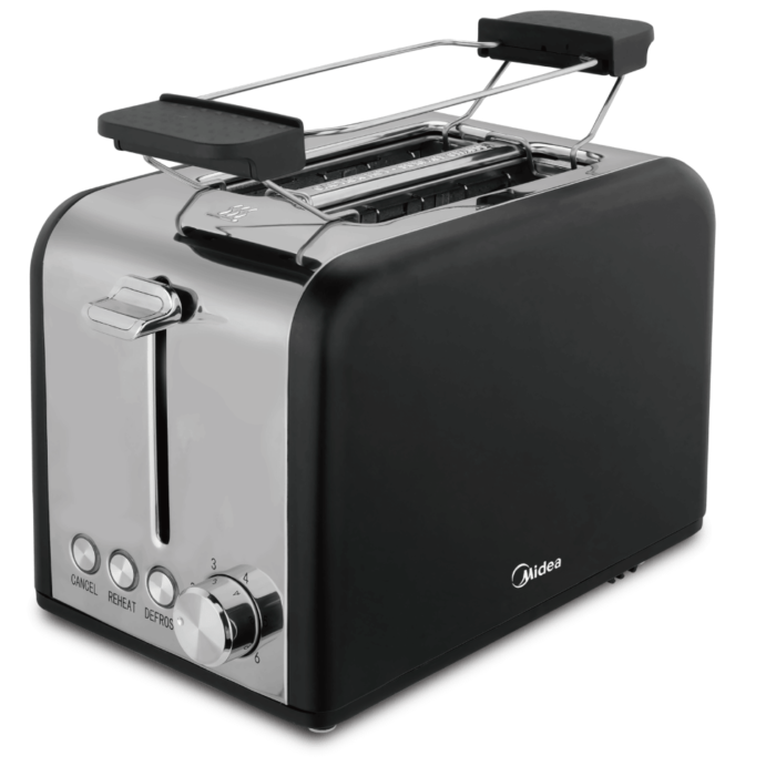 Midea Vintage Black toaster