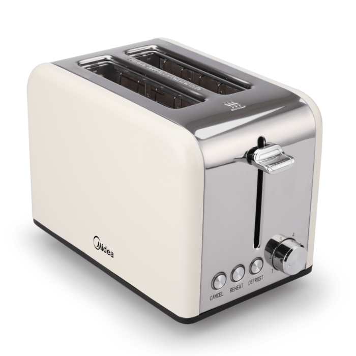 Midea Vintage Cream Toaster