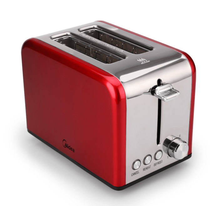 Midea Vintage Red Toaster