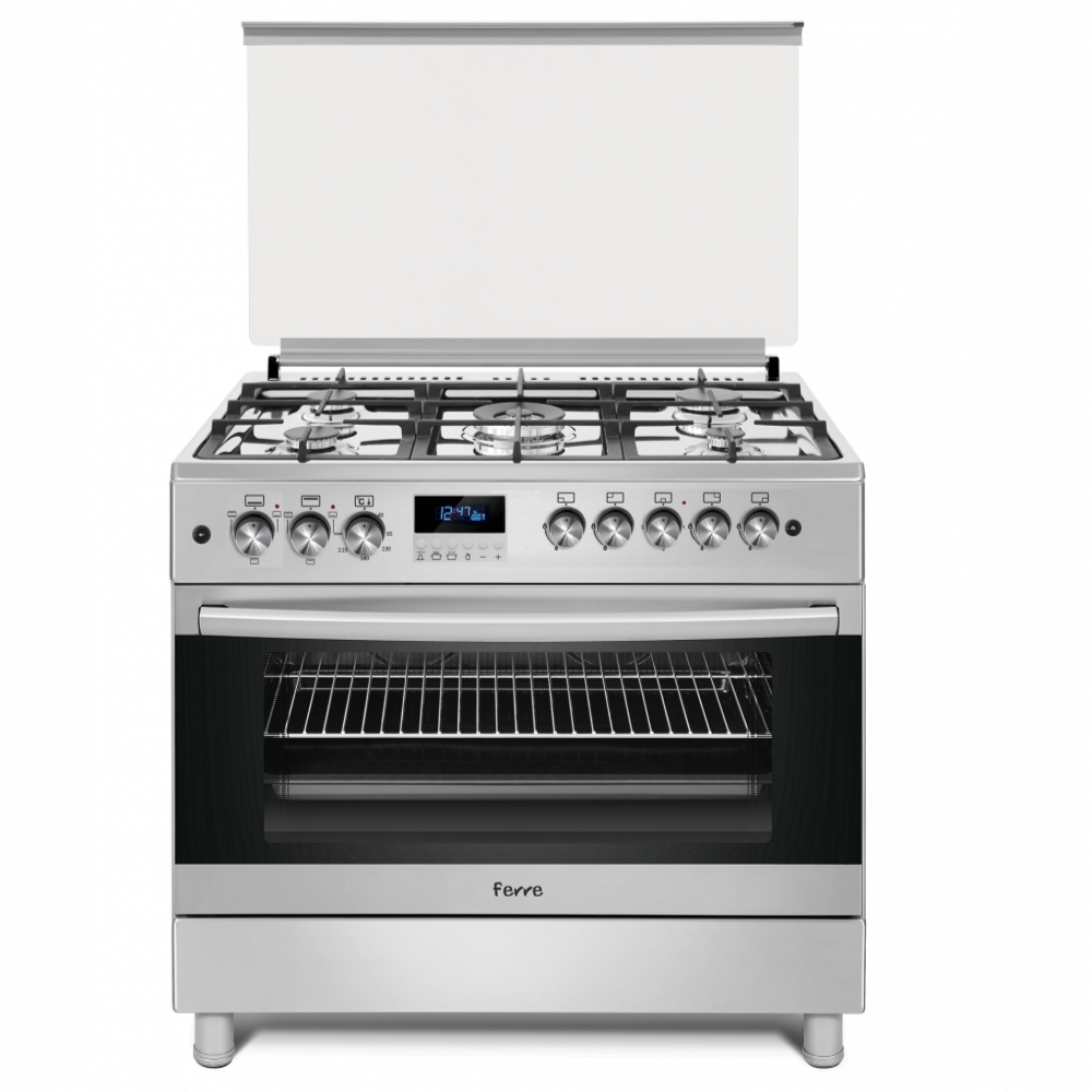 Ferre 5 Gas, Wok, Gas Oven, Ignition, Stainless Steel Nationwide Delivery