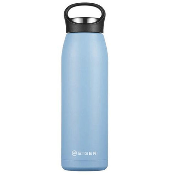 Eiger 700ML Double-Walled Vacuum Flask Water Bottle - Light blue | Bargains