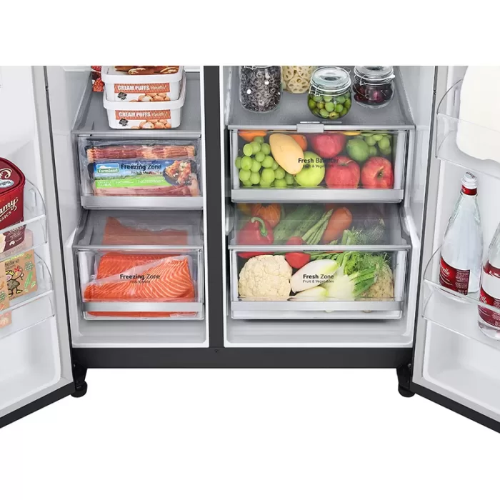 LG Side by Side Instaview Fridge GC-X257CQFS.AMCQESA