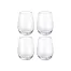 Borgonovo 11096045 490ML 4-Pack Ducale Stemless Glass 11096045