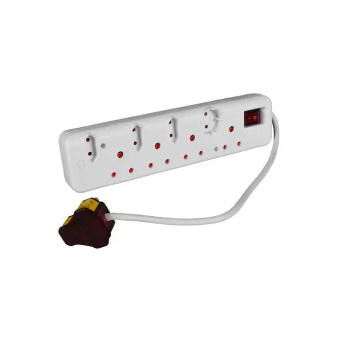 Ellies High Surge Protected 8 Way Multiplug FBWP3