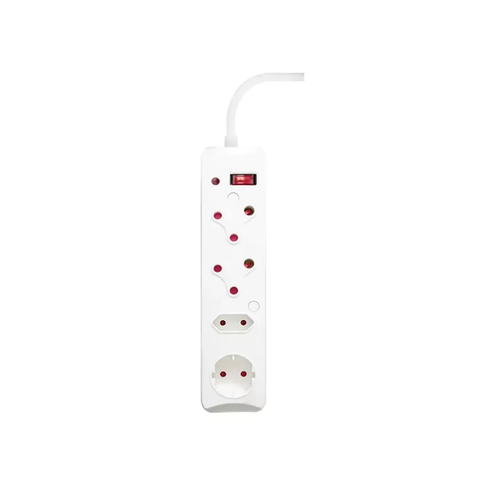 Flash 4 Way Surge Protector Multiplug XH-SAS211