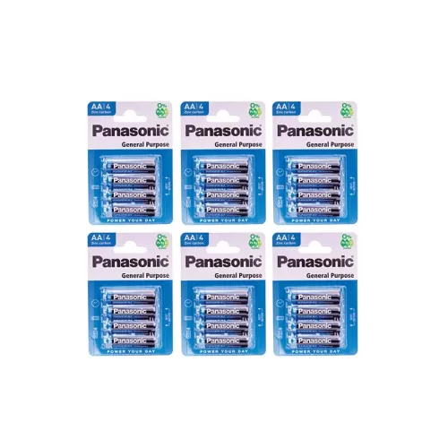 Panasonic AA 4 Pack Batteries R6BE/4BP