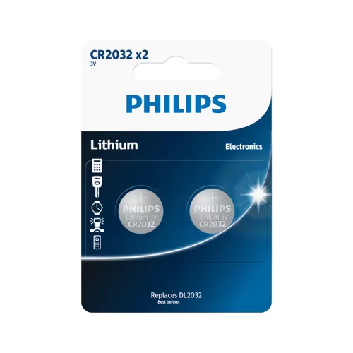 Philips Lithium 3.0V Coin 2 Pack OP4503