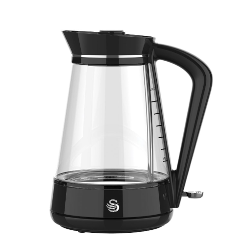 SWAN - BLACK 1.7L GLASS CORDLESS KETTLE SGK6