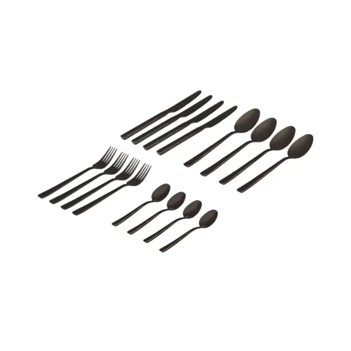 Legend Premium Cutlery Set 16pce Black 100570