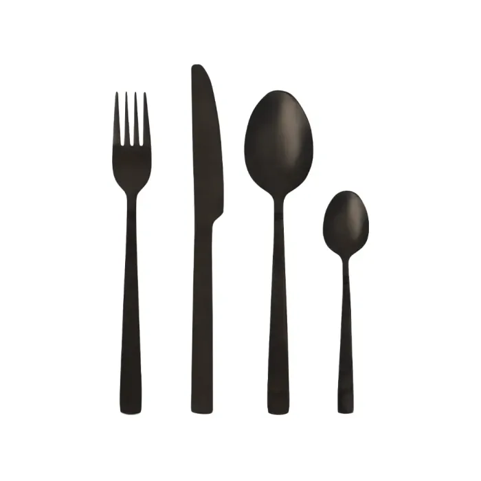 Legend Premium Cutlery Set 16pce Black 100570 - Image 2