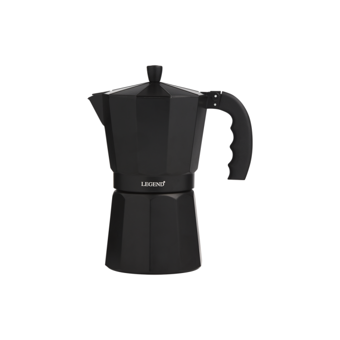 Legend Premium Moka Pot 6 cup Black 600490 - Image 2