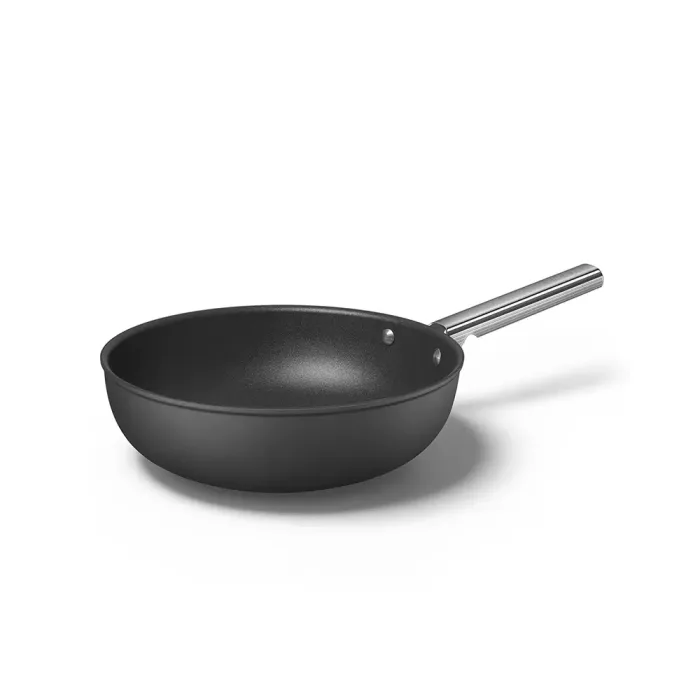 Smeg 30cm Wok Pan Black CKFW3001BLM