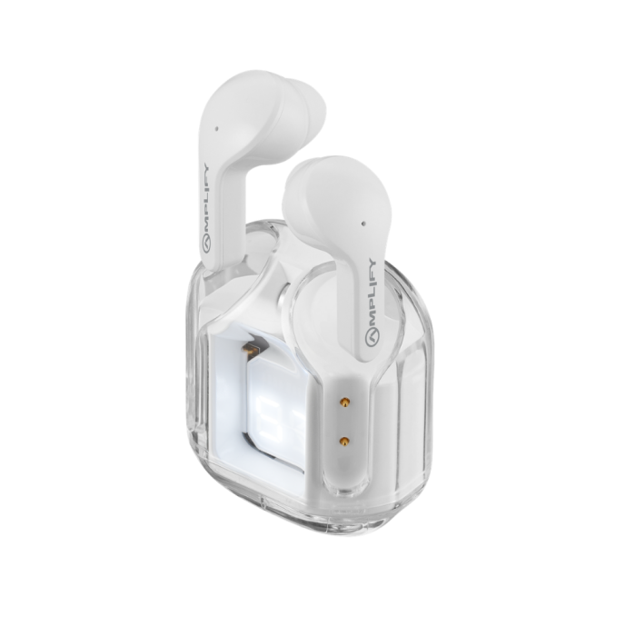 Amplify Lumina Series TWS Earphones - White AM-1132-WT - Image 3