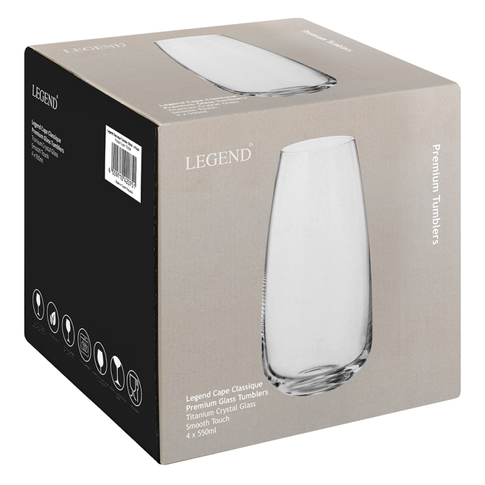 Legend Classique Tumbler 550ml (Set Of 4) 700004 - Image 2