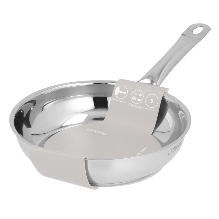 Legend Prof Chef 24cm Stainless Steel Frying Pan 201017 - Image 2