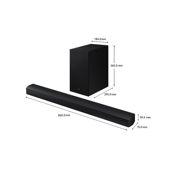 Samsung B-Series Soundbar HW-B650D 3.1 ch Sub Woofer HW-B650D/XA - Image 3