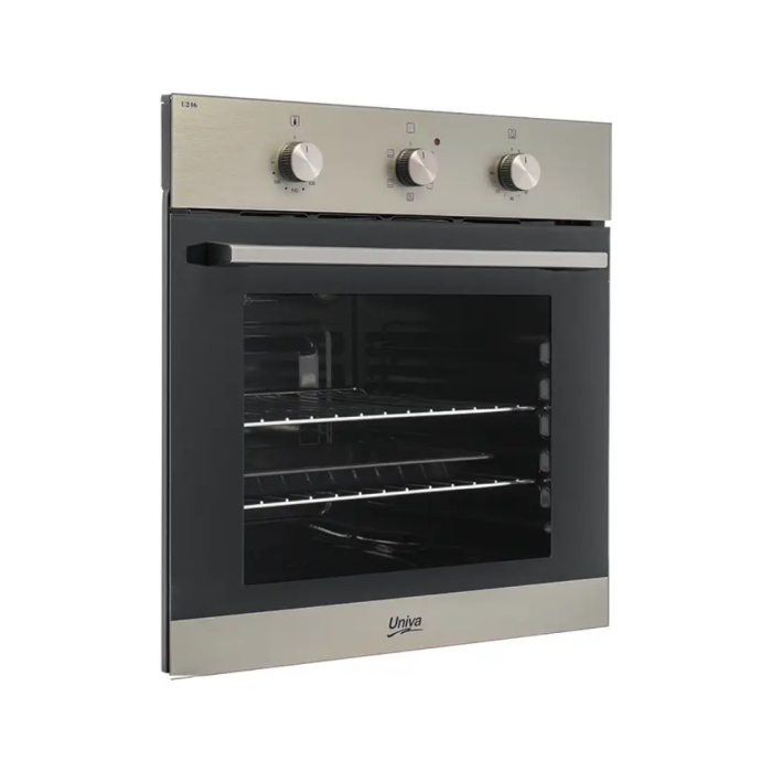 Univa 60cm Oven Brushed Metallic U246M-1 - Image 2