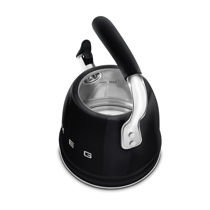 Smeg Whistling Kettle Black CKLW2001BL - Image 4